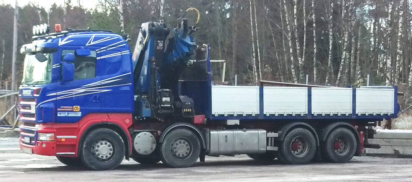 Säfströms Åkeri AB:s lastbil